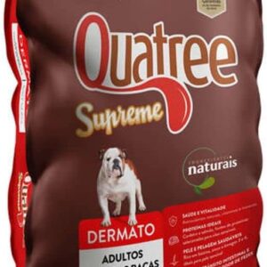 Quatree Supreme Dermato Cordeiro e Salmão Cães Adultos 15kg
